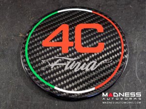 Alfa Romeo 4C Carbon Fiber Fuel Door - Furia - Red